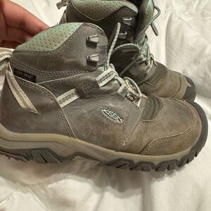 Keen Gray and Blue Hiking Boots